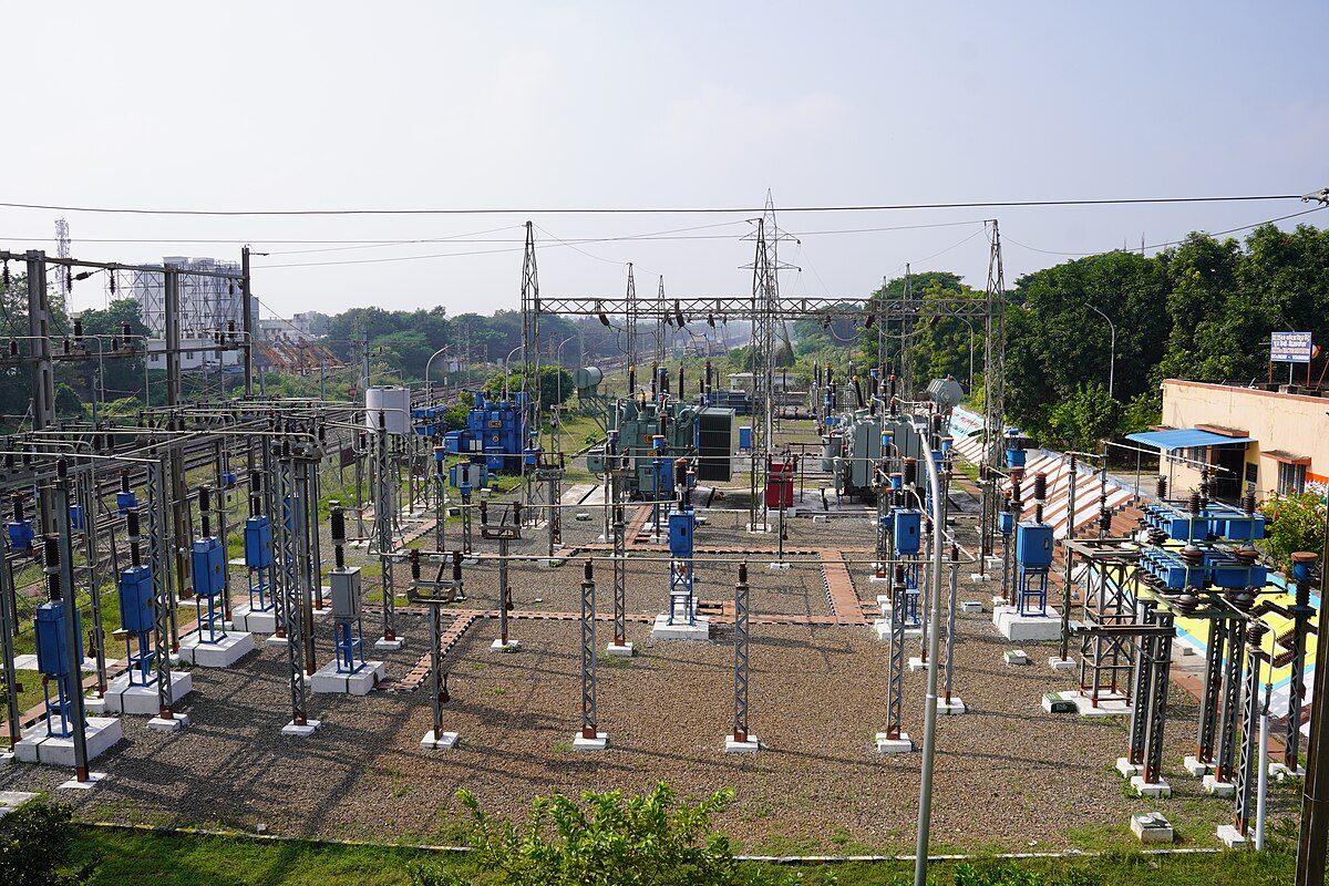 Electrical substation of Railways in Vizianagaram, Andhra Pradesh